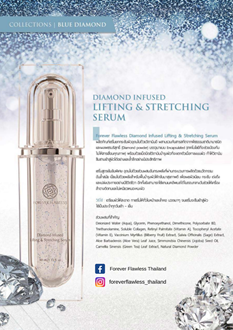 FF - Marketing & Advertisement - Brochure -BLUE Diamond Infused Lifting & Stretching Serum 40ml.1Pack 500Pcs -